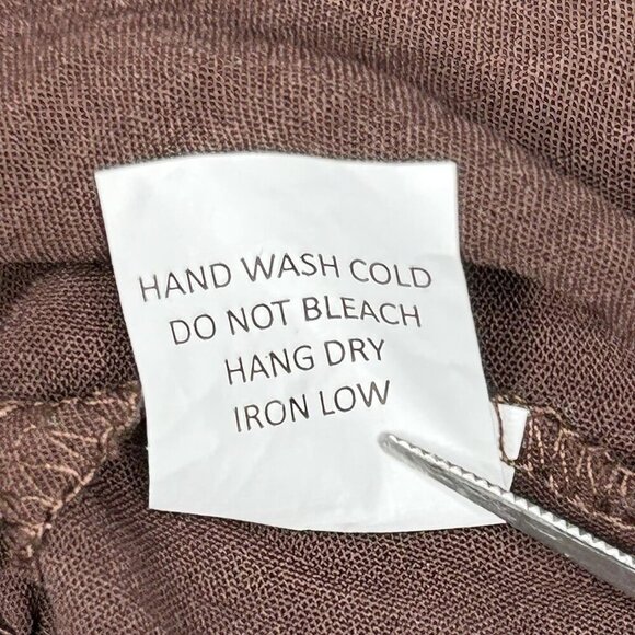 Sienna Sky Tank Top Womens L Brown Babydoll Coquette Milkmaid Lace Trim Grunge - Picture 4 of 7